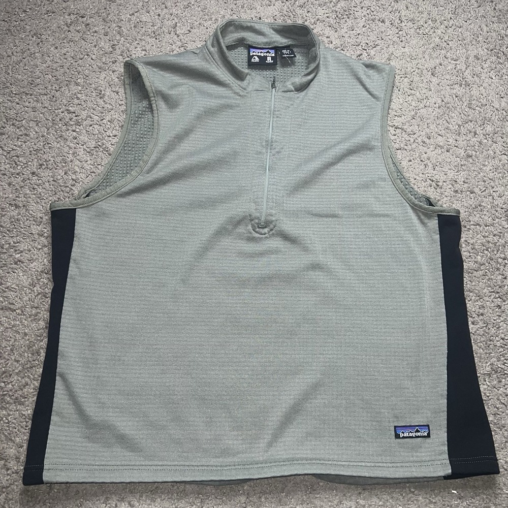 Vintage Patagonia Vest Alpha Green Regulator R1‎ Mens Large Mars Pcu